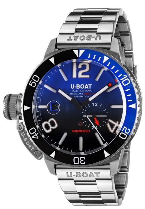 Replica U-BOAT Watch Somerso Ceramic Blue/MT 9519/MT